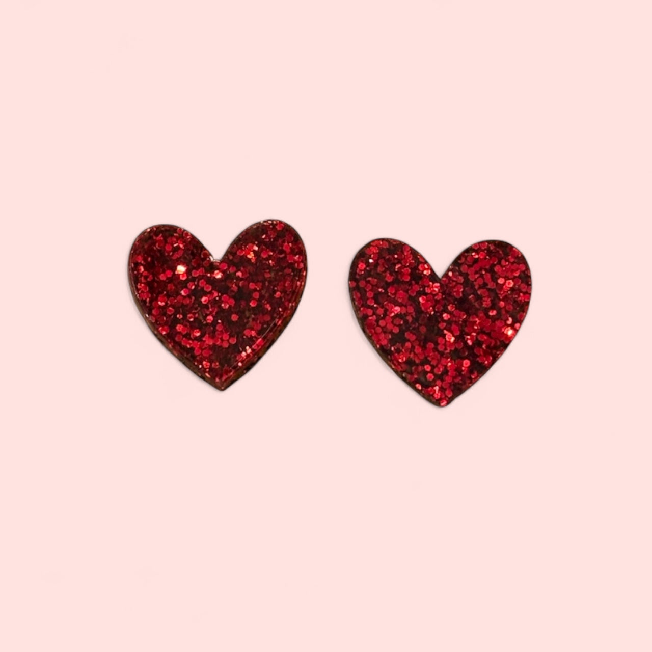 Mi Amour in Red Glitter